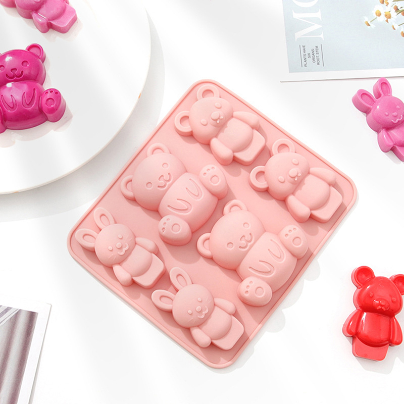 Baking Kitchen Kids - Cetakan Silikon Cetakan Kue Coklat Hewan