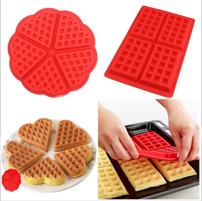 Kitchen Baking Kit - Cetakan Waffle Silikon Food Grade DIY