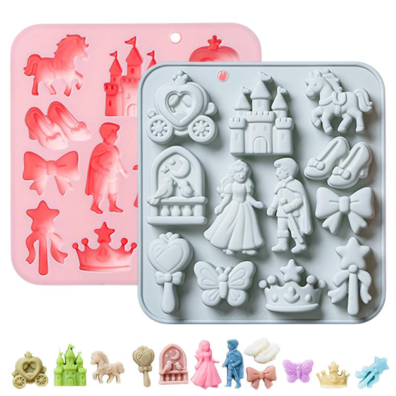 Kitchen Baking Molds - 🌸 Cetakan Silikon 12 Lubang Pangeran,