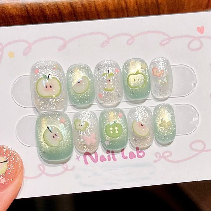 Decorating Tip Set - 10 Buah Ujung Kuku Palsu Lucu