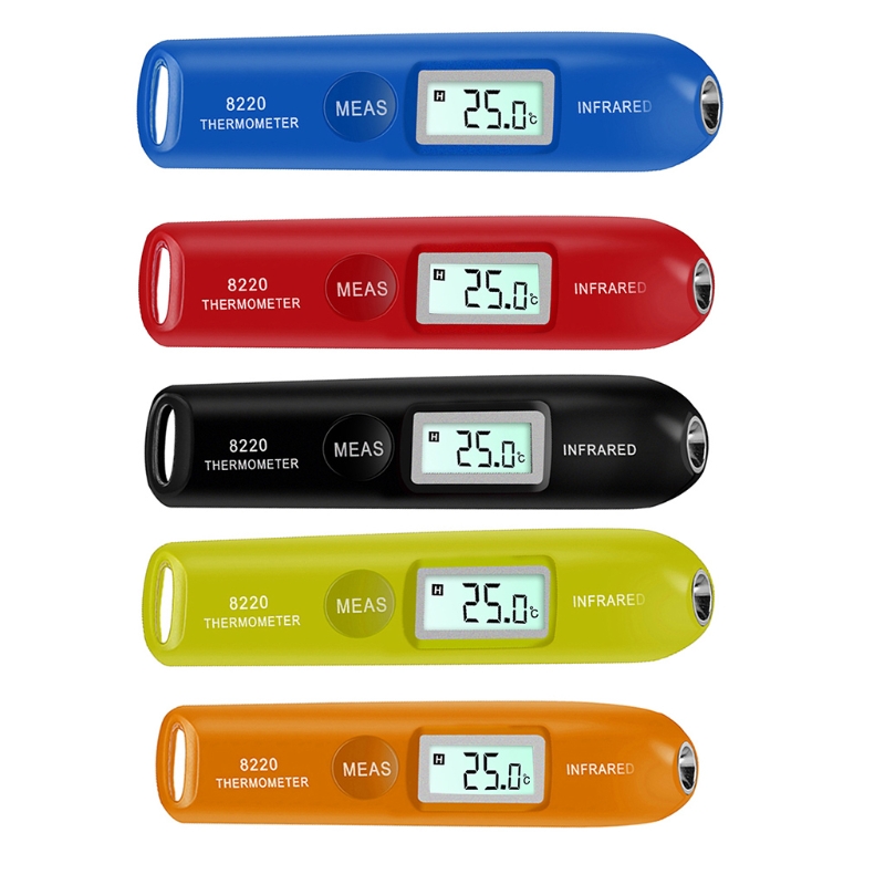 Kitchen Quiz - Termometer inframerah Digital Mini, pena temperatur