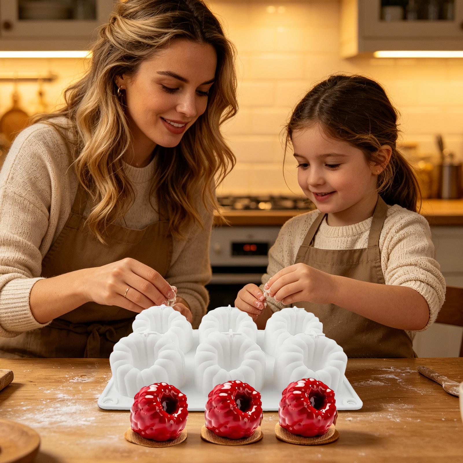 Kitchen Baking Molds - Cetakan Silikon Raspberry 3D Bentuk Raspberry