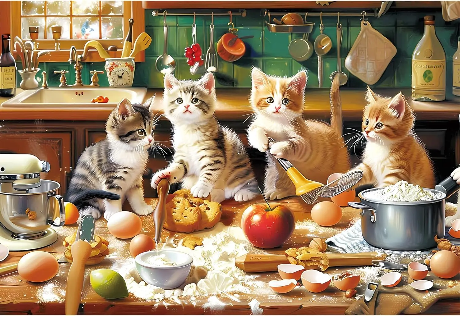 Baking Kitchen Kids - Puzzle Jigsaw Dapur Memanggang Kue Anak