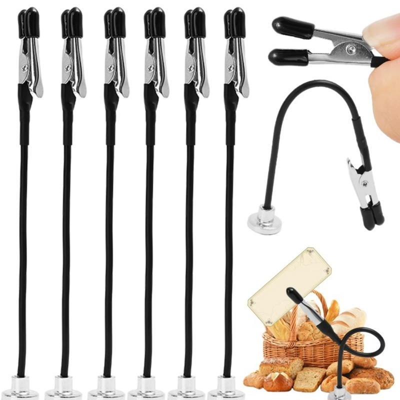 Kitchen Quiz - 10/5 Buah Klip Buaya Fleksibel Magnetik