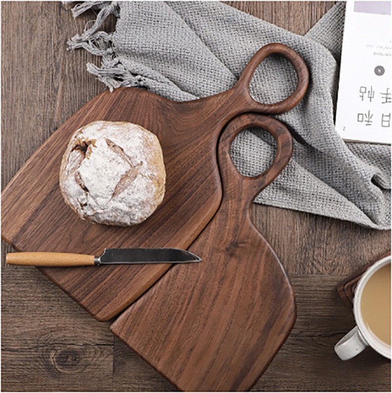 Baking In Kitchen - Talenan Padat Walnut Hitam Nampan Kayu