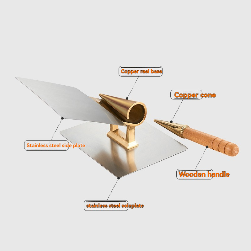 Kitchen Baking Equipment - Alat Kerucut Tembaga Profesional, Pembuat Waffle