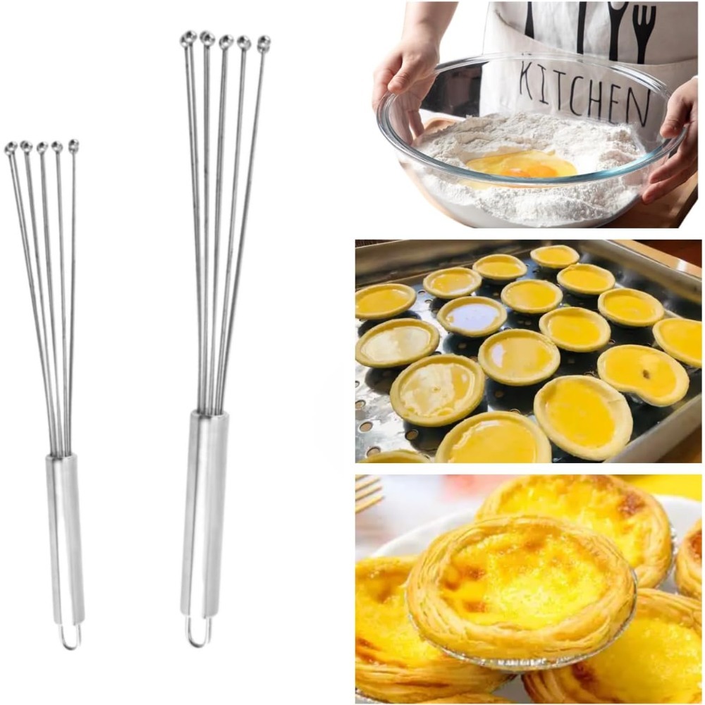 Kitchen Baking Necessities - Pengocok Telur Manual Baja Tahan Karat