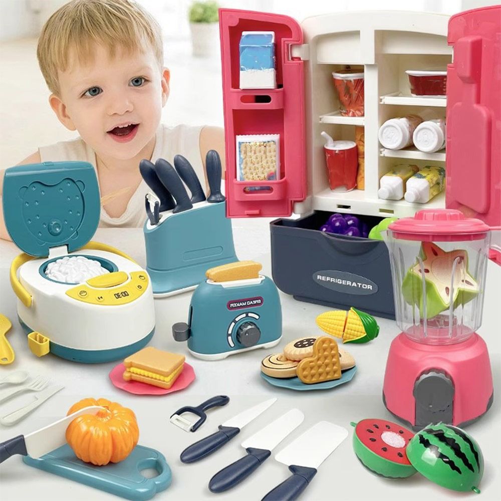 Baking Kitchen Kids - Set Mainan Memasak Multiwarna Lucu, Set