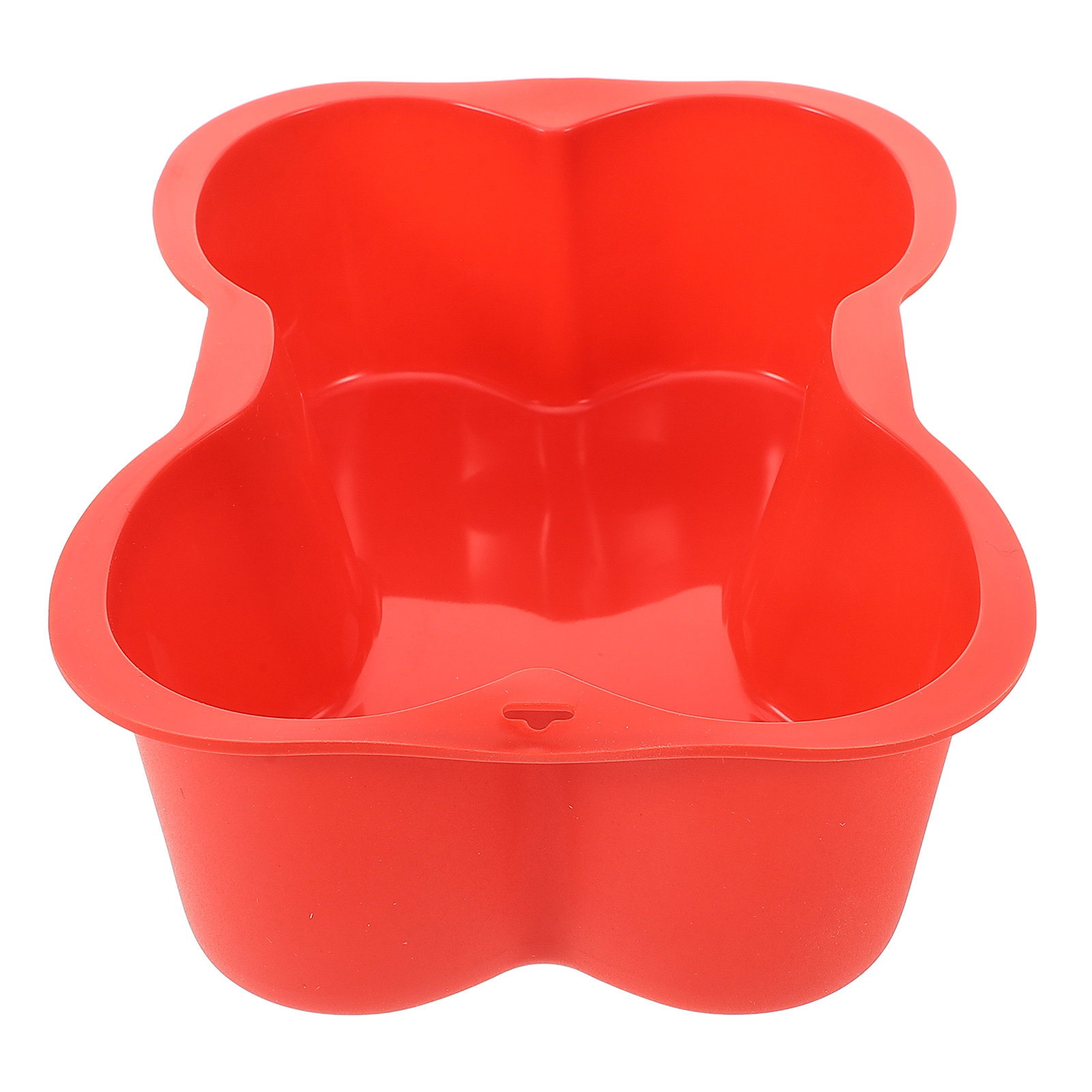 Kitchen Baking Equipment - Cetakan Kue Silikon Berbentuk Tulang Merah