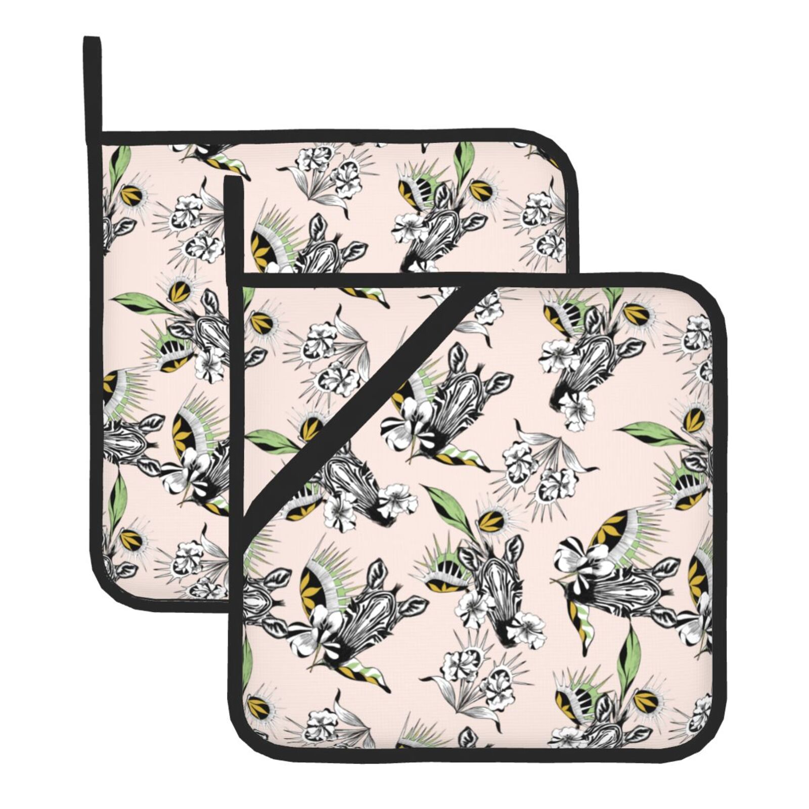 Pola Zebra Set Holder panci 2  - Kitchen Baking Dishes ulasan dan harga