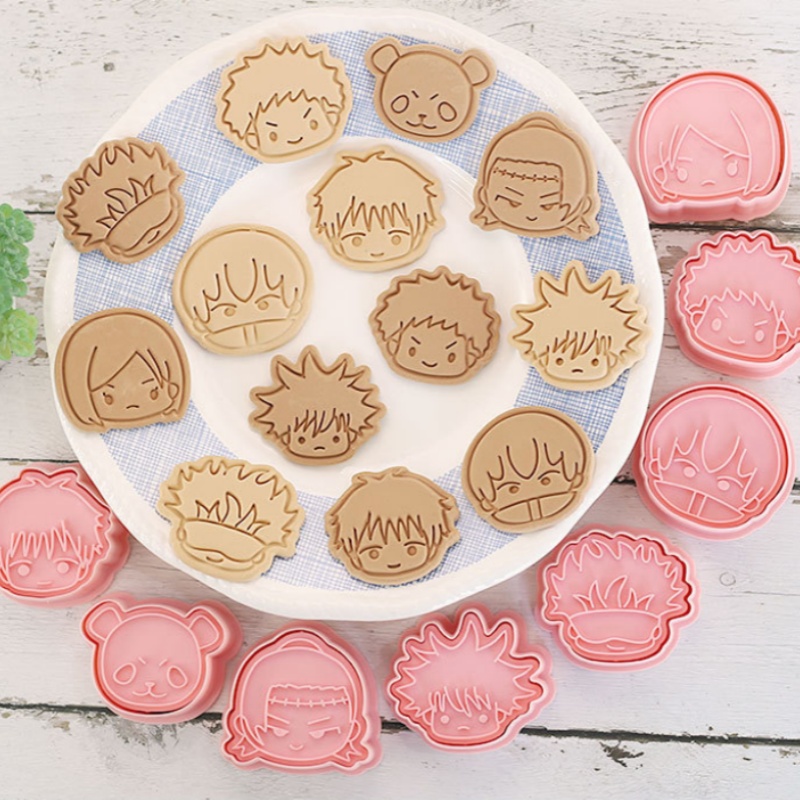 8 Buah Pemotong Kue Jujitsu Ka - Baking Kitchen Kids ulasan dan harga