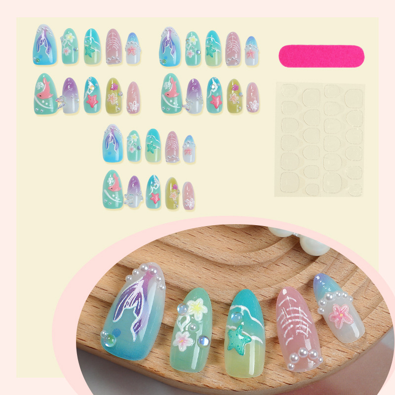 30 Buah Kuku Tekan Musim Panas - Decorating Tip Set ulasan dan harga