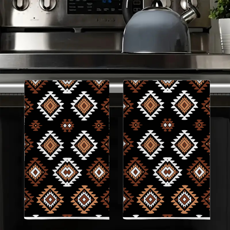 2 Buah, Handuk Dapur Bermotif  - Kitchen Baking Necessities ulasan dan harga