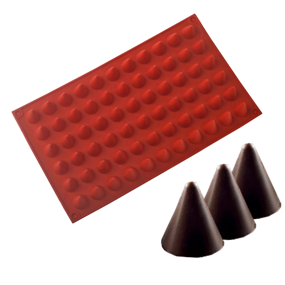 66-sel kerucut coklat cetakan  - Kitchen Baking Molds ulasan dan harga