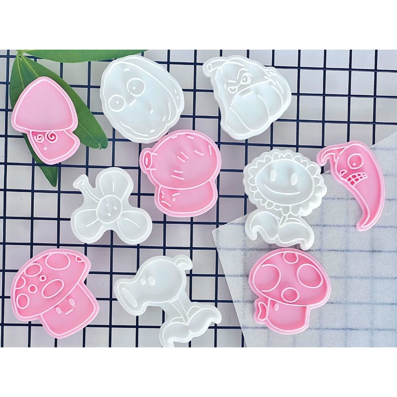 Cetakan Biskuit Kartun Plants  - Baking In Kitchen ulasan dan harga