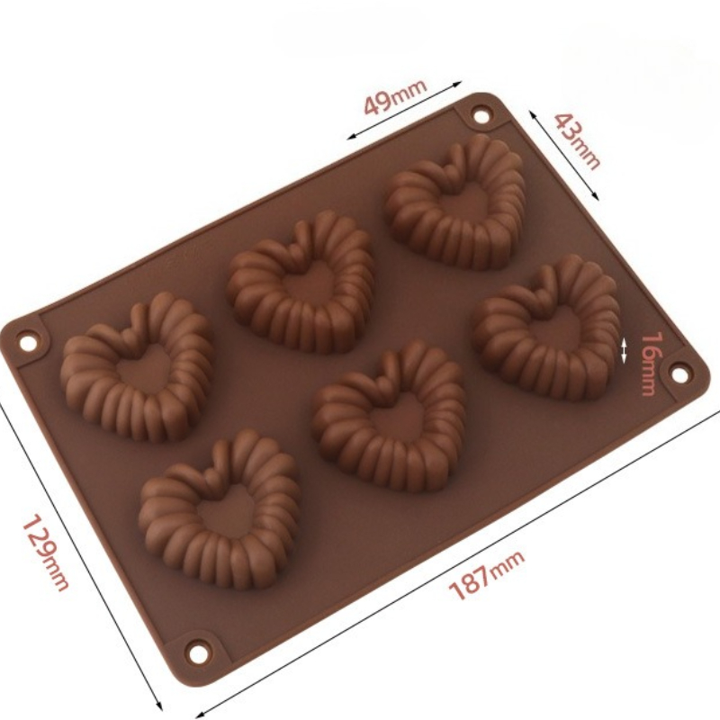 Cetakan Coklat Silikon Berbent - Kitchen Baking Molds ulasan dan harga