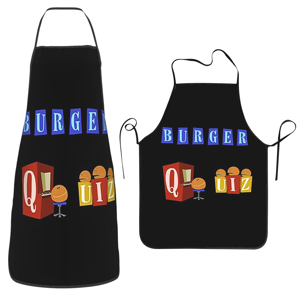 Celemek Logo Baru Burger Quiz, - Kitchen Quiz ulasan dan harga