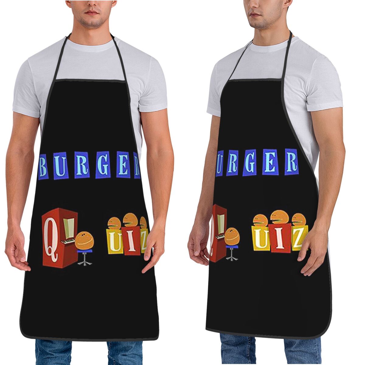 Celemek Logo Baru Burger Quiz, - Kitchen Quiz ulasan dan harga