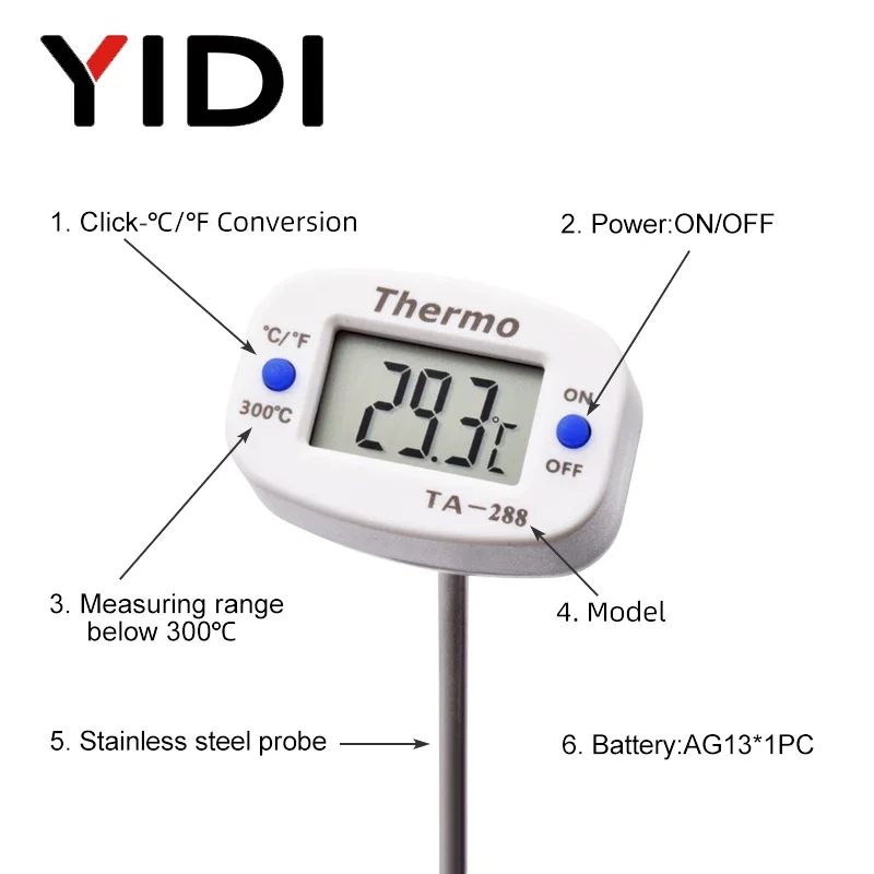 Termometer pengukur suhu BBQ m - Kitchen Quiz ulasan dan harga