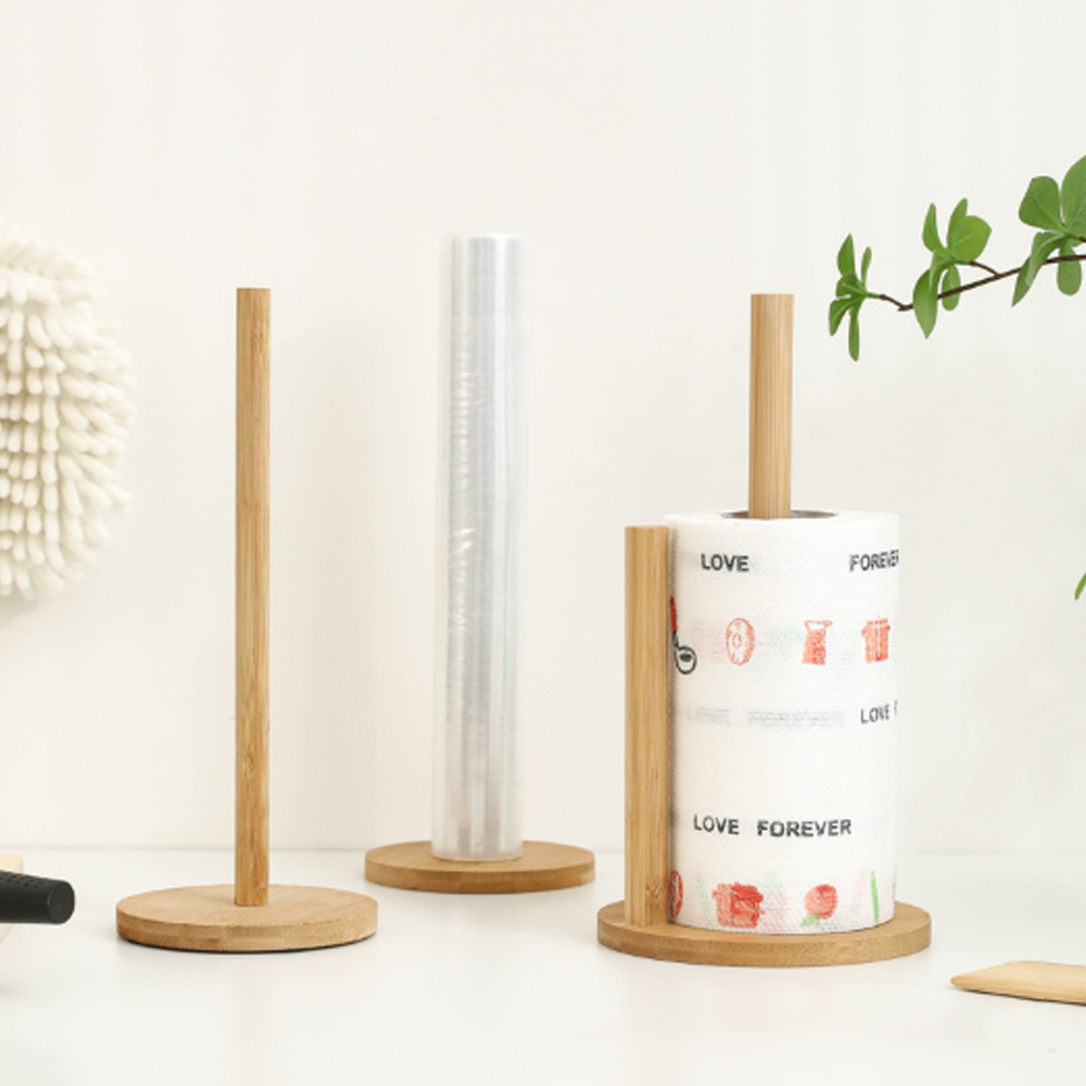1 Buah Tempat Tisu Bambu Dapur - Kitchen Baking Paper Holder ulasan dan harga