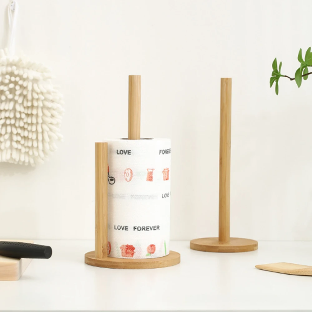 1 Buah Tempat Tisu Bambu Dapur - Kitchen Baking Paper Holder ulasan dan harga