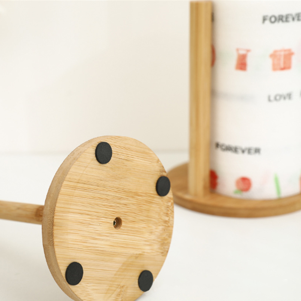 1 Buah Tempat Tisu Bambu Dapur - Kitchen Baking Paper Holder ulasan dan harga