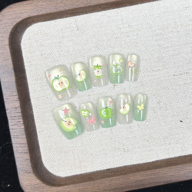 10 Buah Ujung Kuku Palsu Lucu  - Decorating Tip Set ulasan dan harga