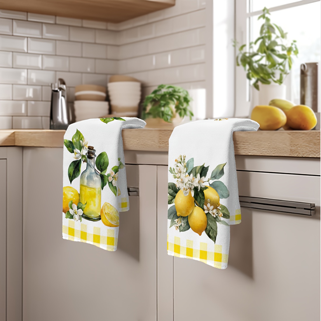 2 Buah, Handuk Dapur Bermotif  - Kitchen Baking Necessities ulasan dan harga