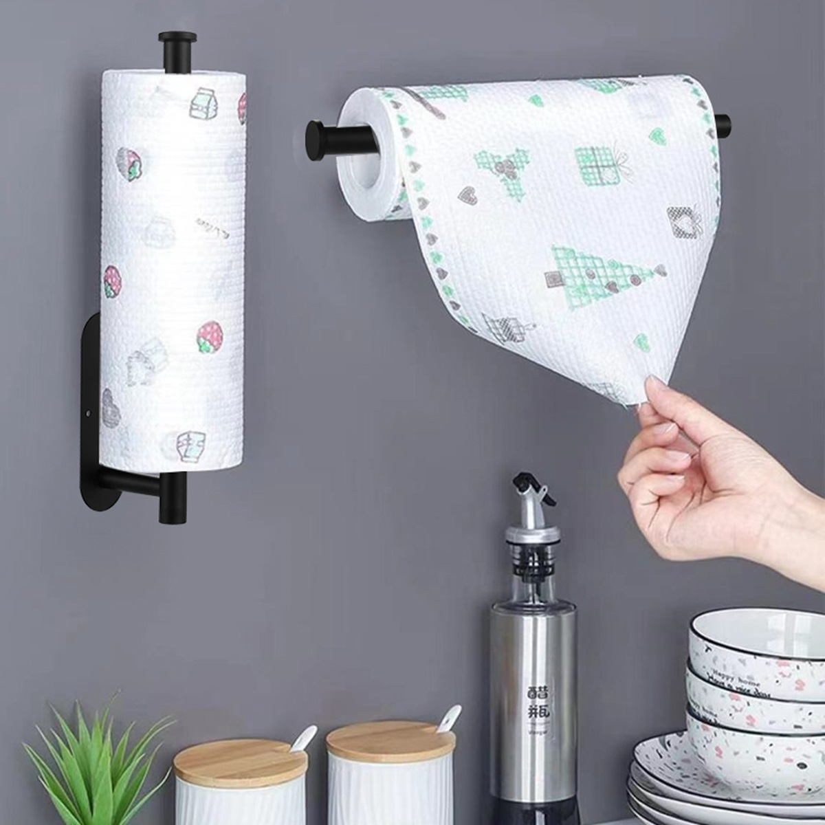 Pemegang tisu perekat dapur, p - Kitchen Baking Paper Holder ulasan dan harga
