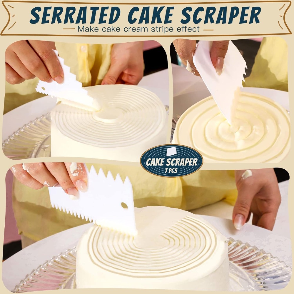 7 Pcs Set Pengikis dan Penghal - Kitchen Baking Kit ulasan dan harga