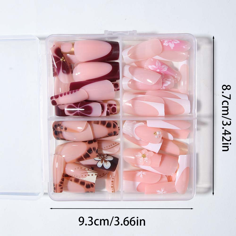 96Pcs(4Campuran) Kuku Gel 3D T - Decorating Tip Set ulasan dan harga