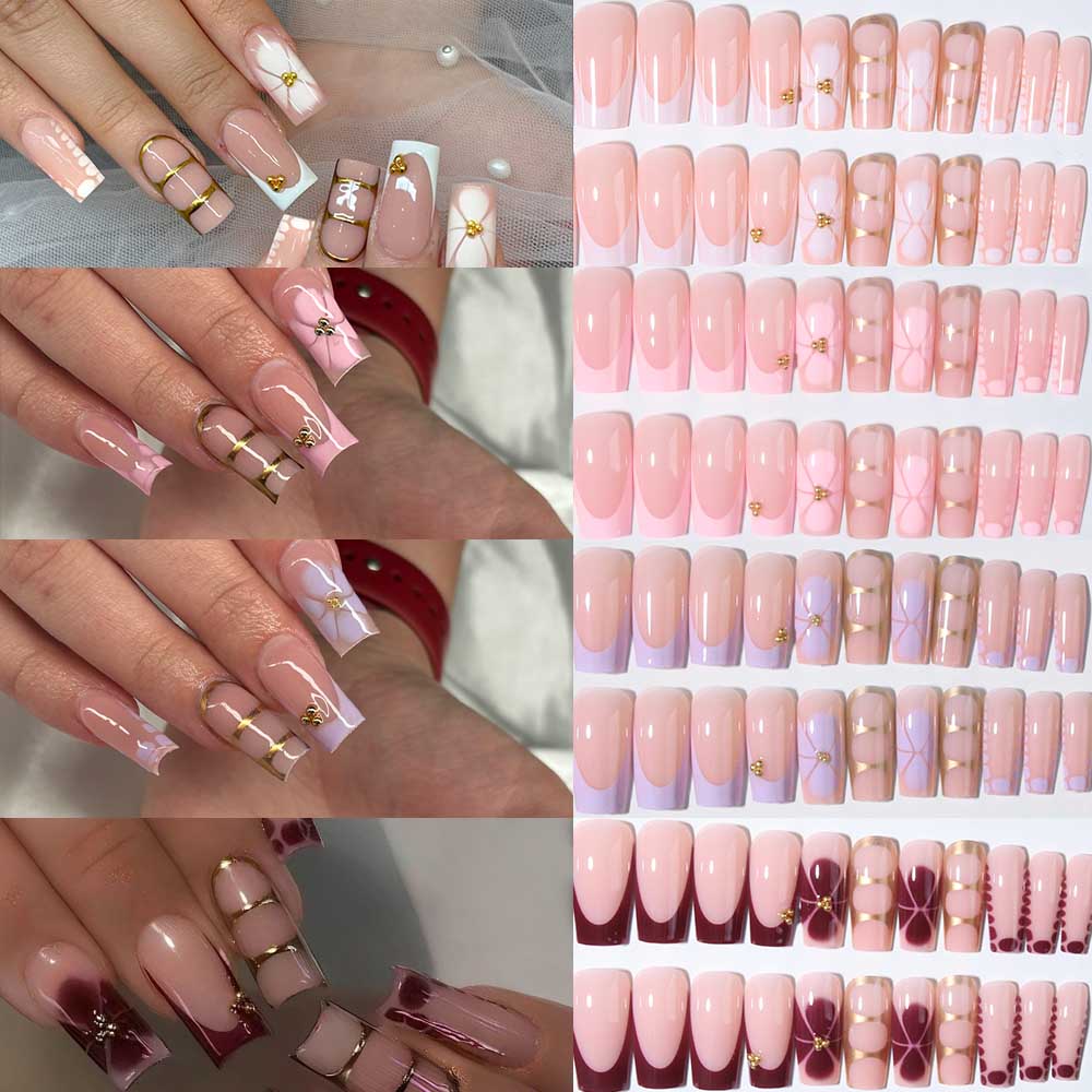 96Pcs(4Campuran) Kuku Gel 3D T - Decorating Tip Set ulasan dan harga