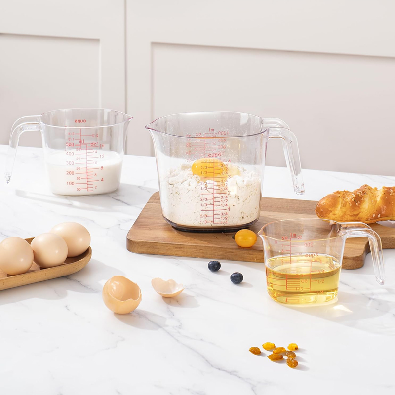 1Cup, 2Cup, 4Cup Set Gelas Uku - Kitchen Baking Kit ulasan dan harga