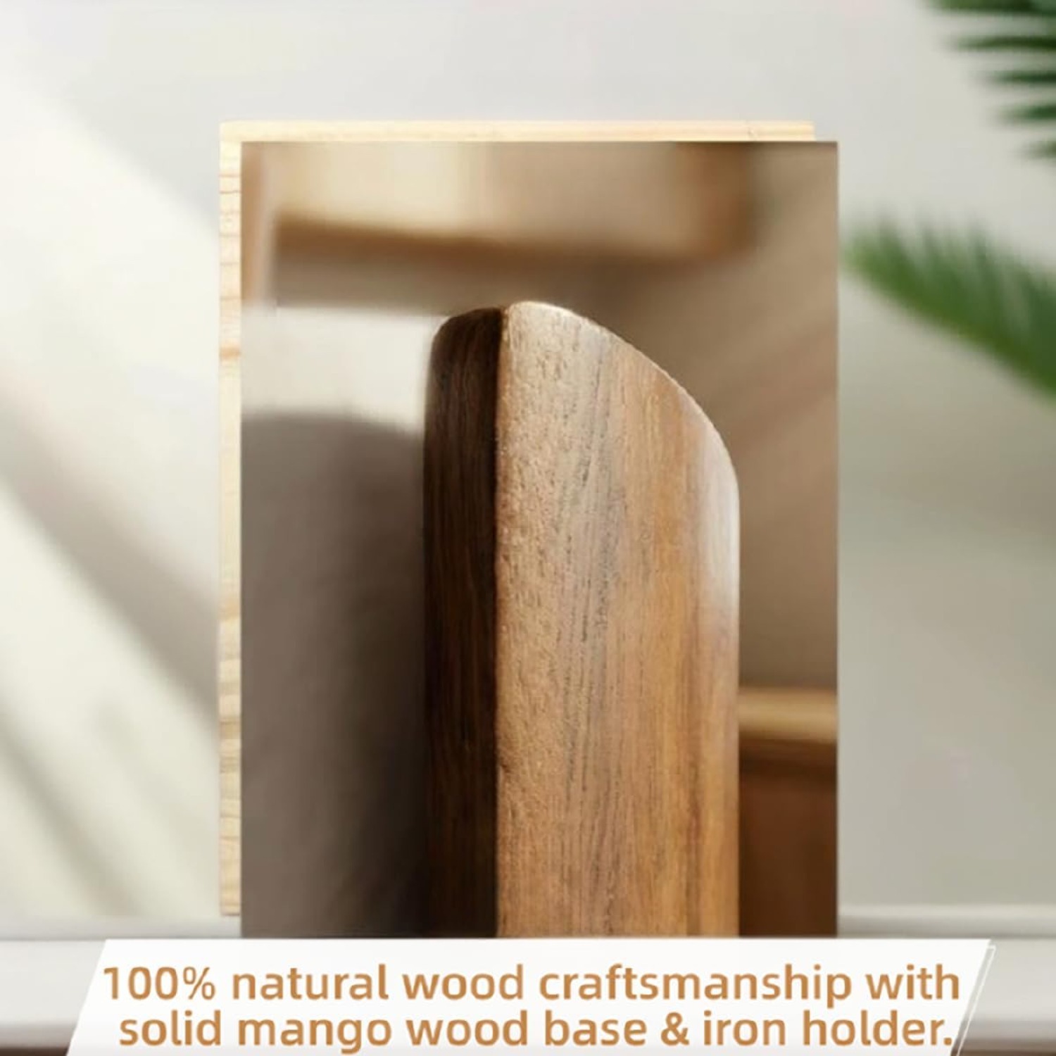 Tempat Tisu Dapur Kayu Alami D - Kitchen Baking Paper Holder ulasan dan harga