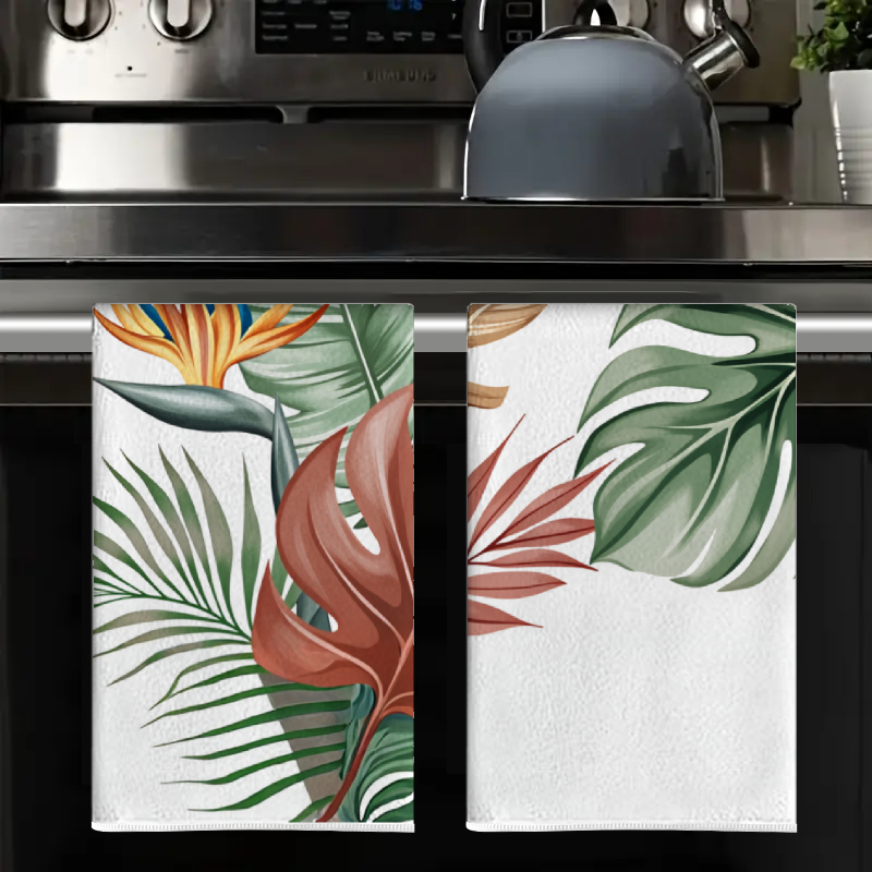 2 Buah, Handuk Dapur Motif Tan - Kitchen Baking Necessities ulasan dan harga