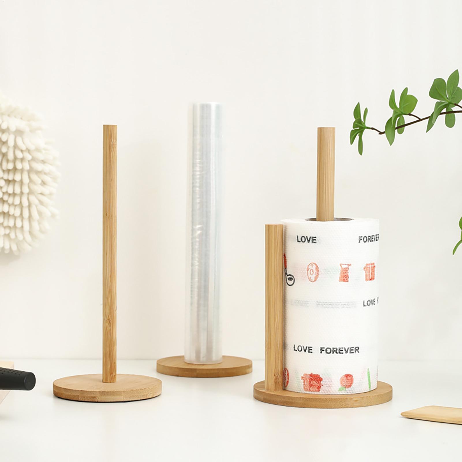Tempat Tisu Gulung Kayu, Tempa - Kitchen Baking Paper Holder ulasan dan harga