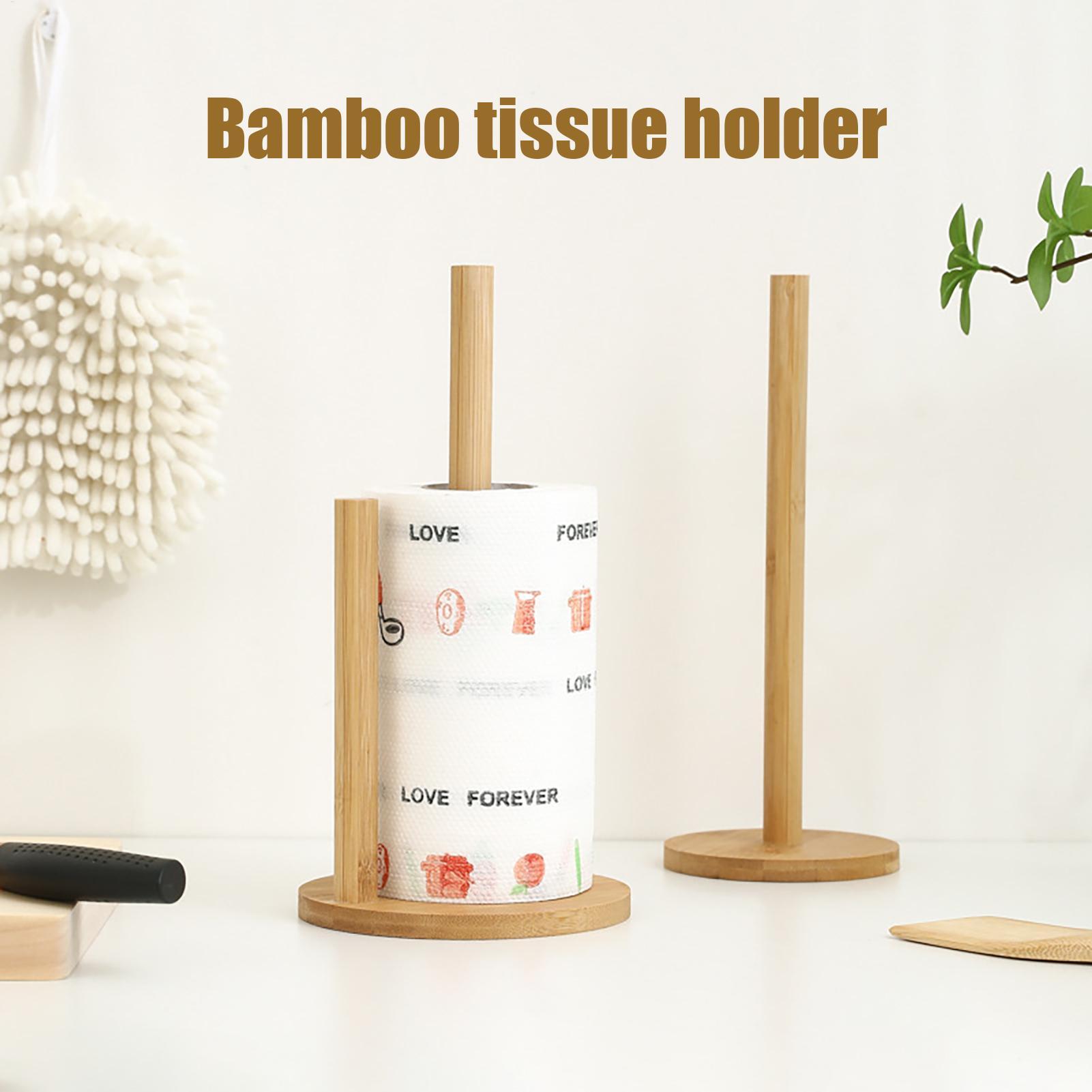 Tempat Tisu Gulung Kayu, Tempa - Kitchen Baking Paper Holder ulasan dan harga