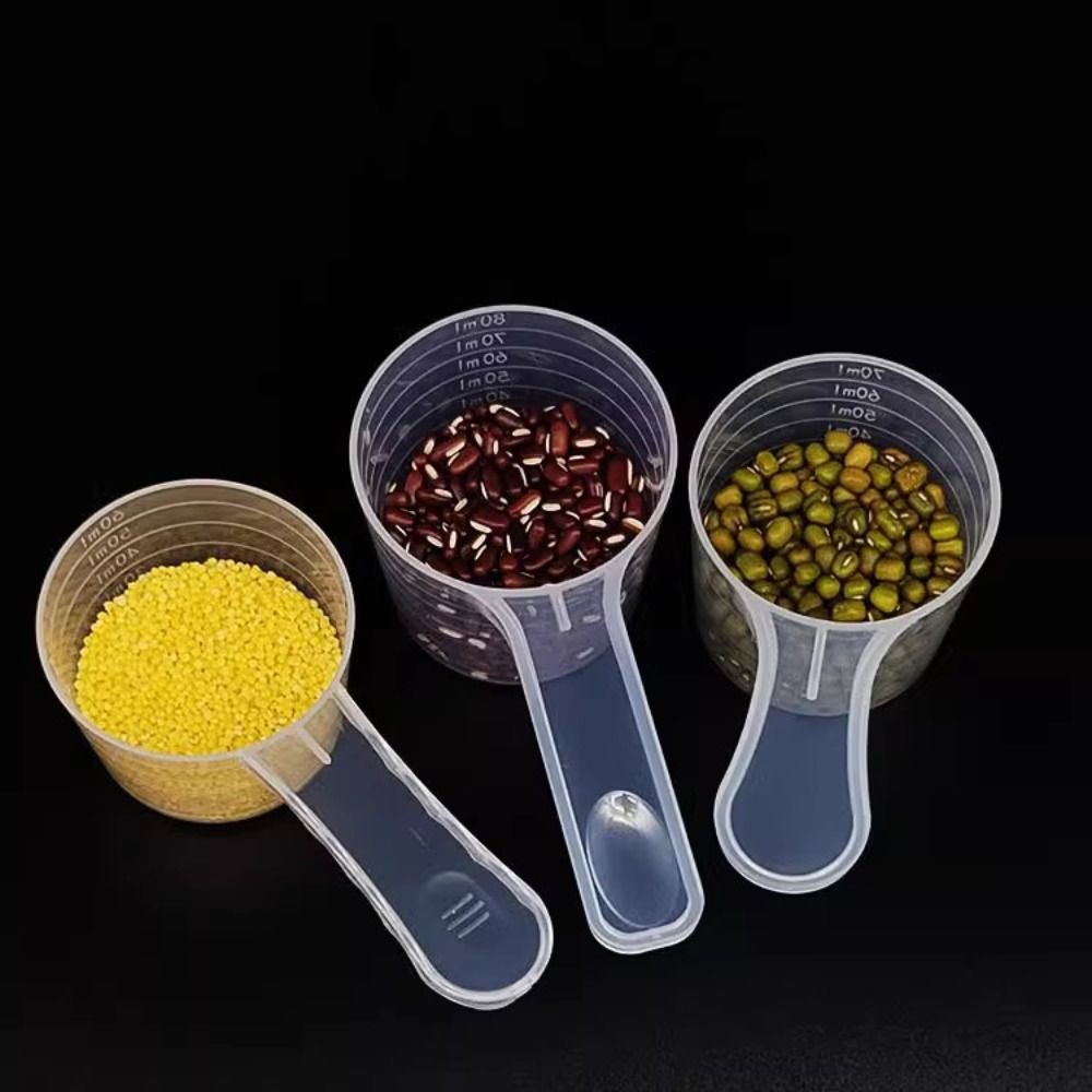 5 Buah/Set Sendok Plastik Tran - Kitchen Baking Kit ulasan dan harga