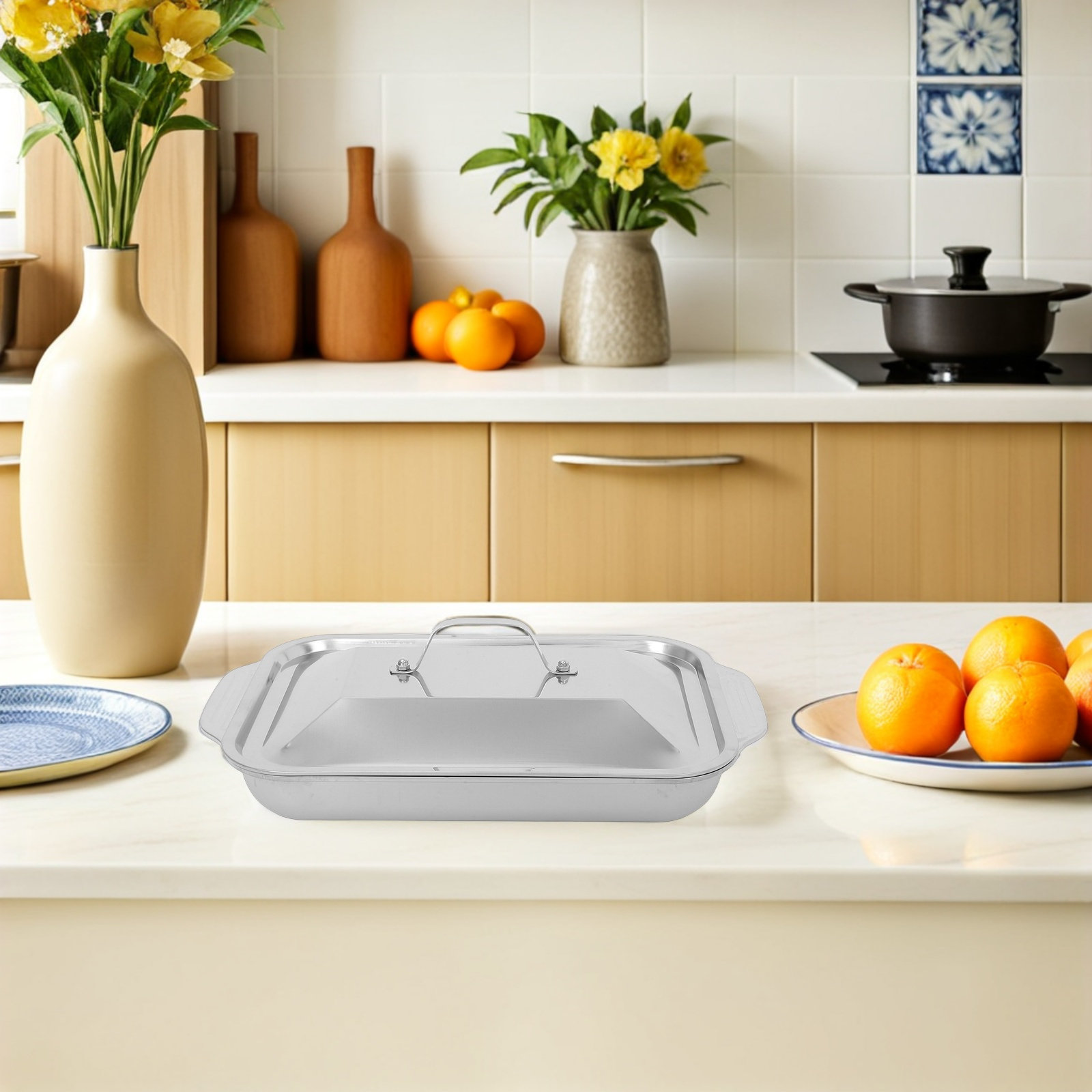 Nampan Panggang Persegi Panjan - Kitchen Baking Dishes ulasan dan harga
