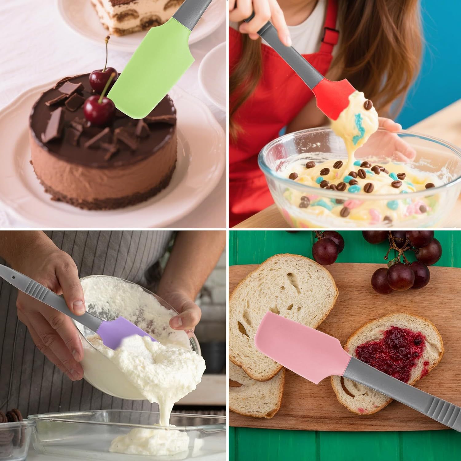 Set Spatula Mini 6-Pc - Perlen - Kitchen Baking Must Haves ulasan dan harga