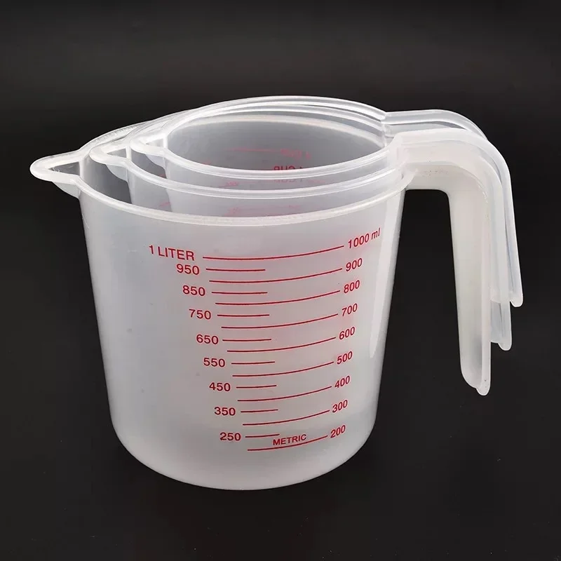 Gelas ukur cair PVC, 3 buah ki - Kitchen Baking Kit ulasan dan harga