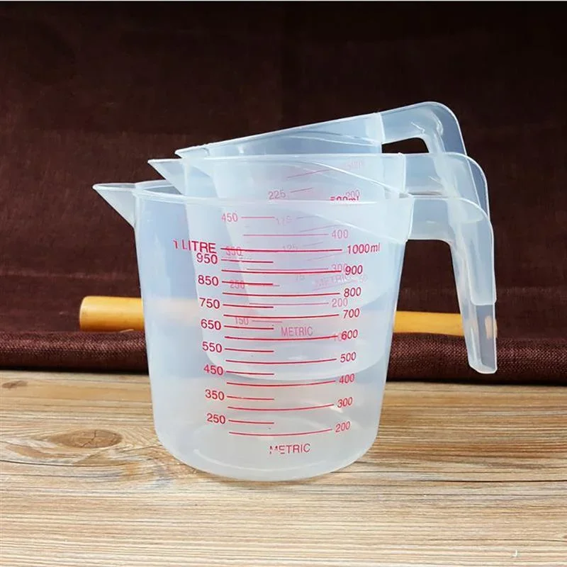 Gelas ukur cair PVC, 3 buah ki - Kitchen Baking Kit ulasan dan harga