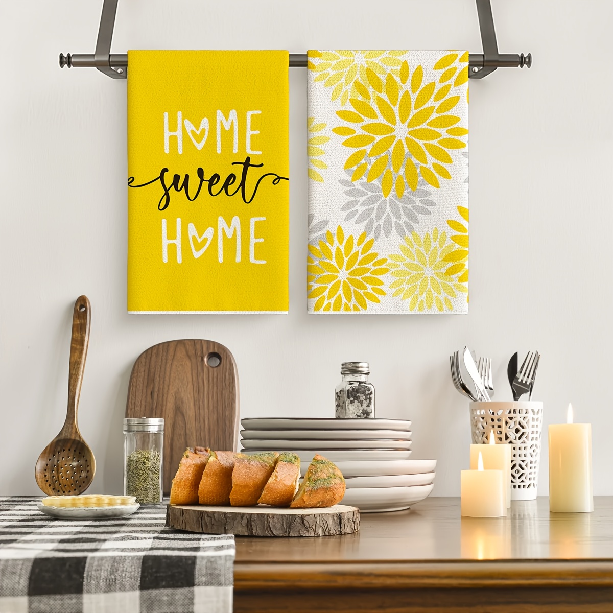 4 Buah, Set Handuk Dapur Berga - Kitchen Baking Necessities ulasan dan harga