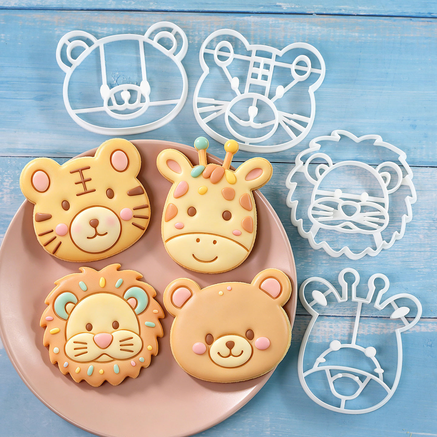 4 Buah Set Pemotong Kue Bentuk - Kitchen Baking Kit ulasan dan harga