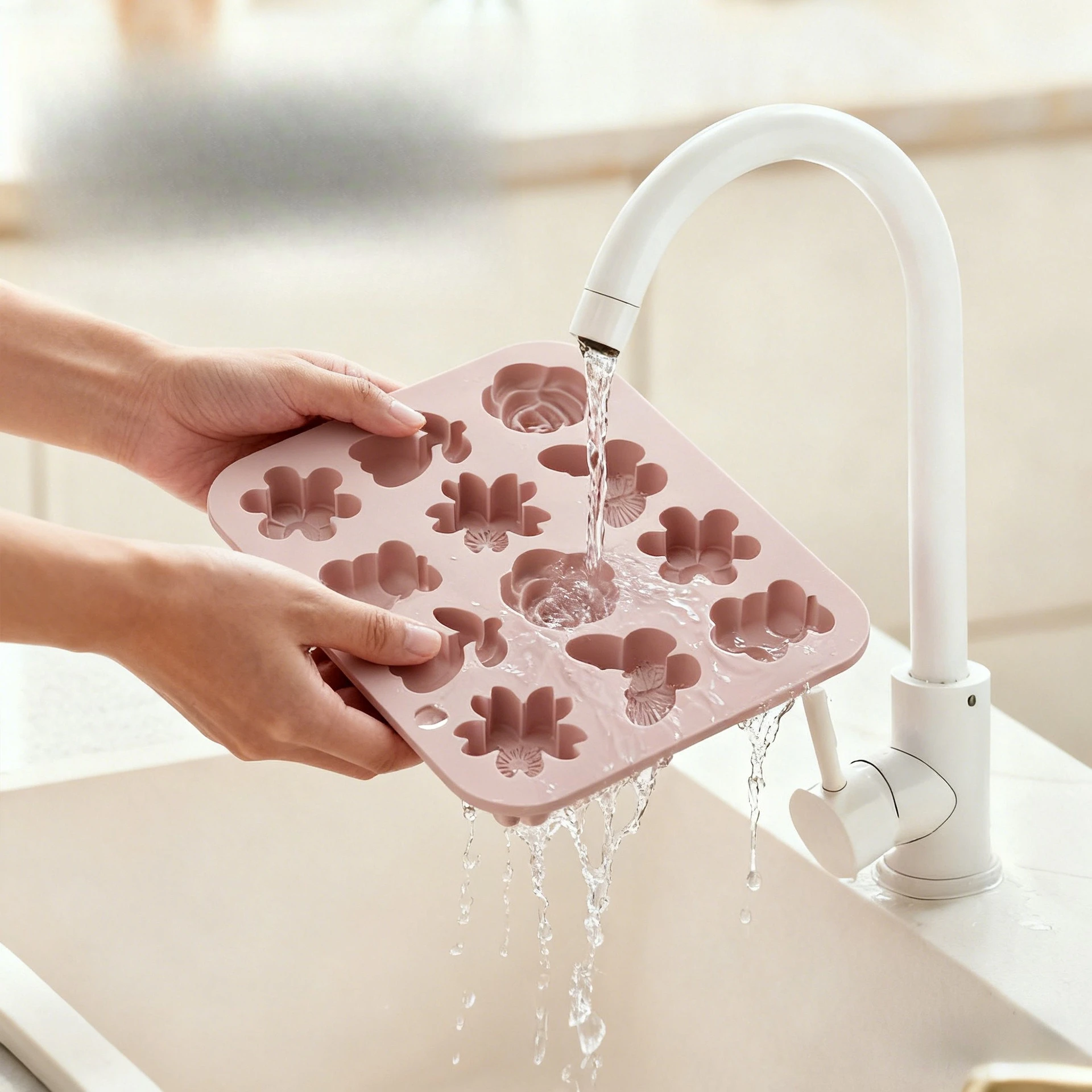 Cetakan Kue Bentuk Bunga Silik - Kitchen Baking Molds ulasan dan harga