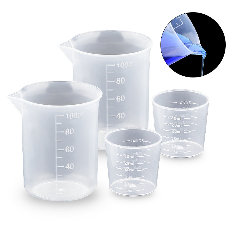 100ML & 30ML Gelas Ukur Plasti - Kitchen Quiz ulasan dan harga