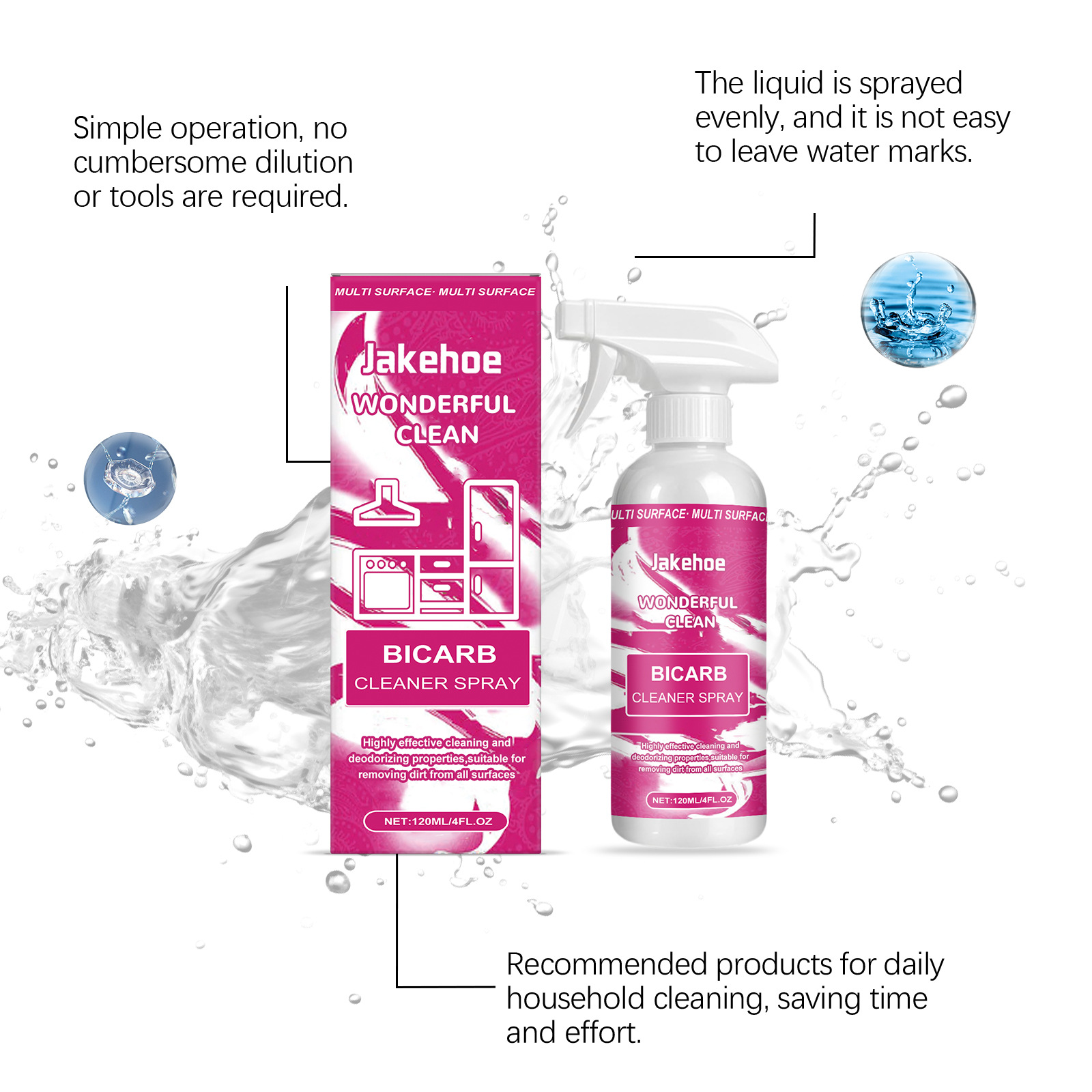 Semprotan Pembersih Soda Kue,  - Kitchen Cleaner Baking Soda ulasan dan harga