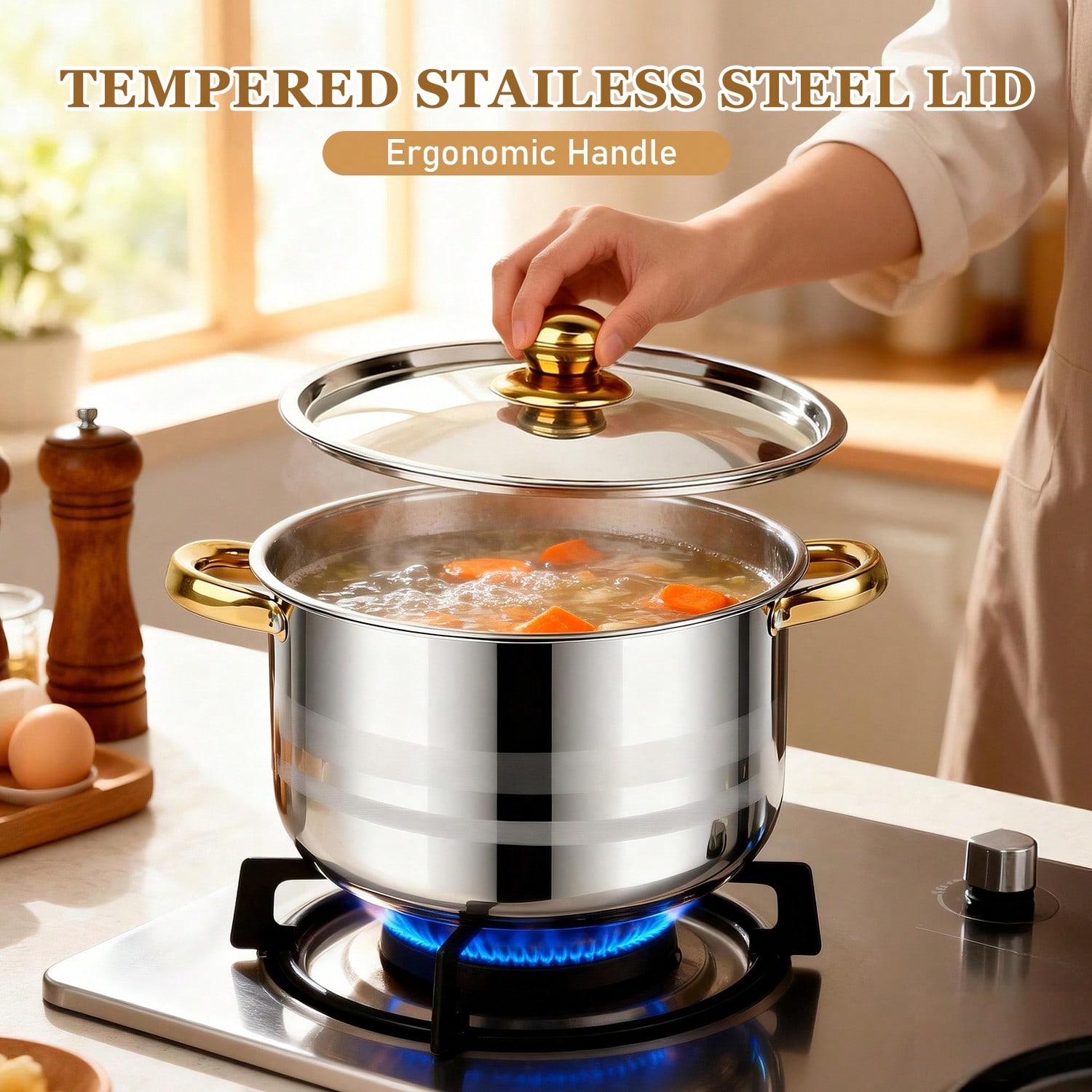 Set Panci Stainless Steel Mode - Kitchen Baking Kit ulasan dan harga