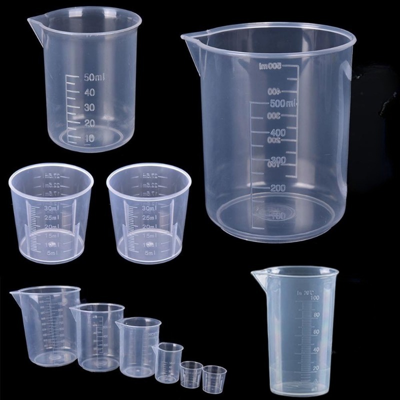 6Pcs Set Gelas Ukur Plastik -  - Kitchen Baking Kit ulasan dan harga