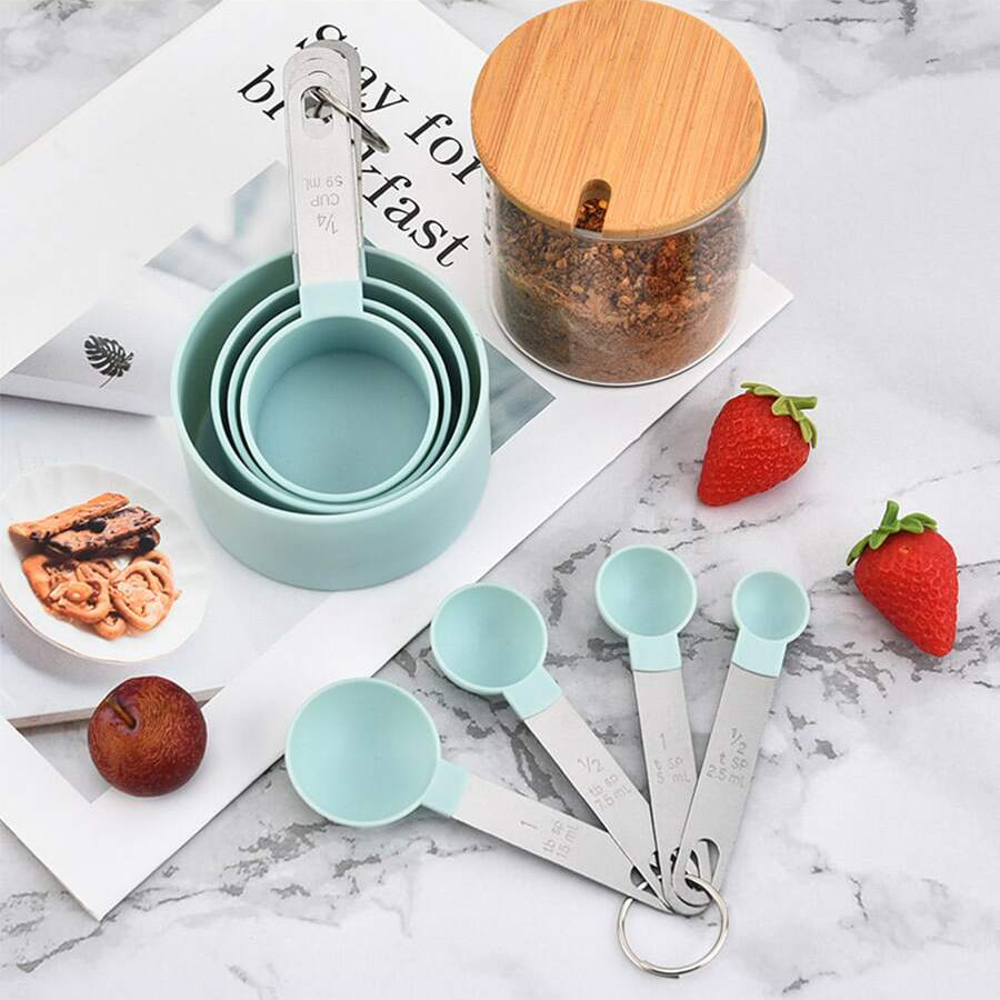 Set gelas ukur plastik, Sendok - Kitchen Baking Kit ulasan dan harga